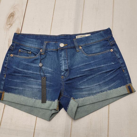 Blank NYC NWT roll over rolled hem shorts - Picture 1 of 7